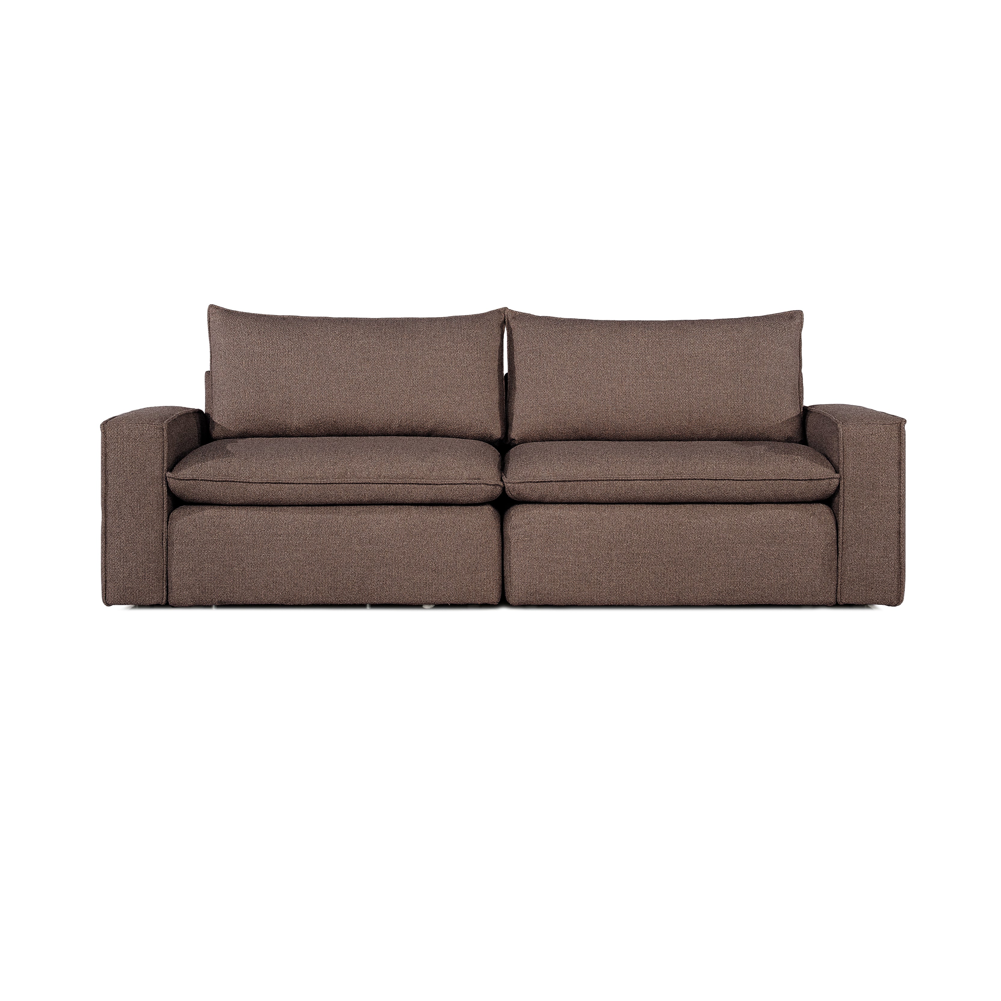 Sofa COMO | 2-osobowa | Niskie podłokietniki | Beżowy