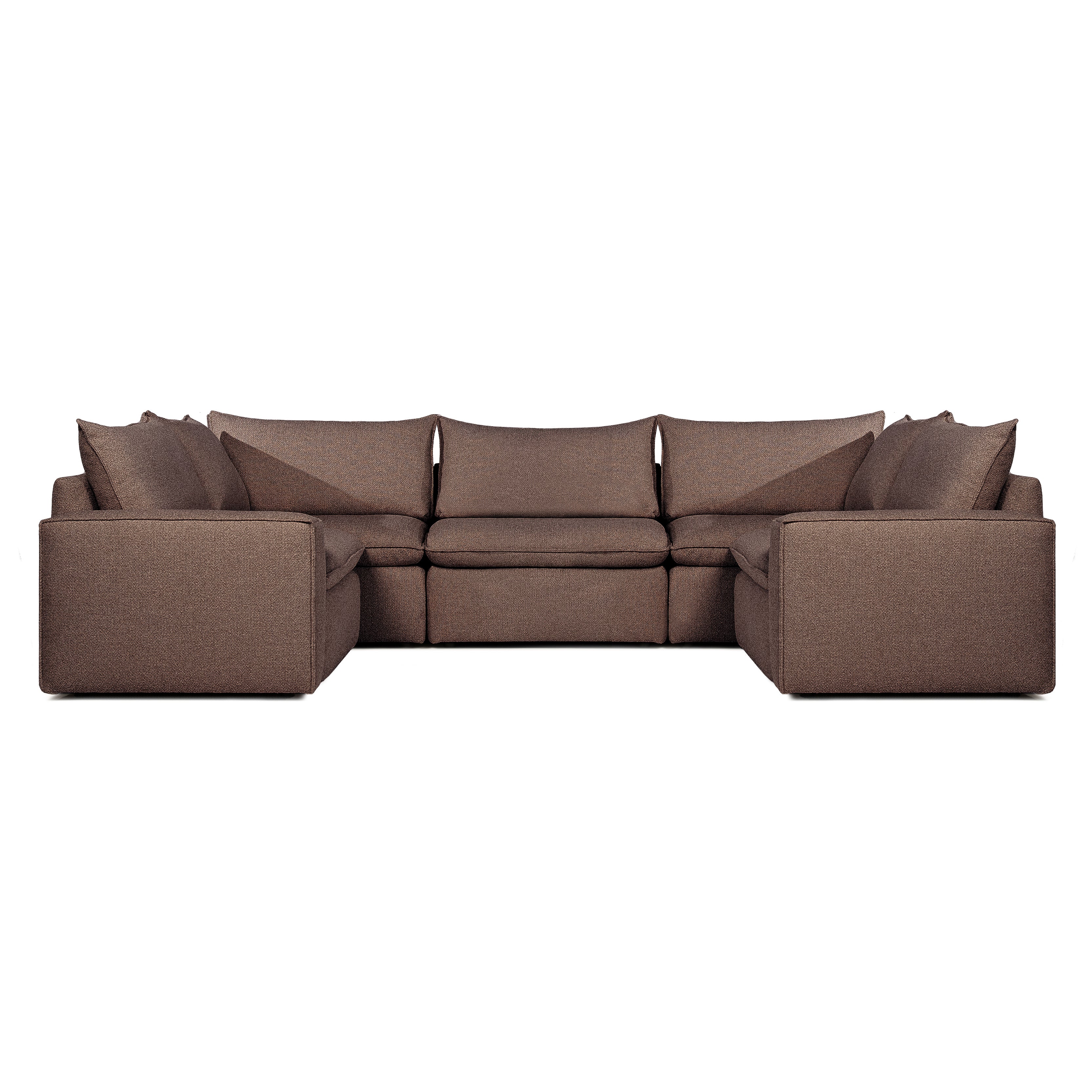 Sofa COMO | 4-osobowa | U-Kształt | Beżowy