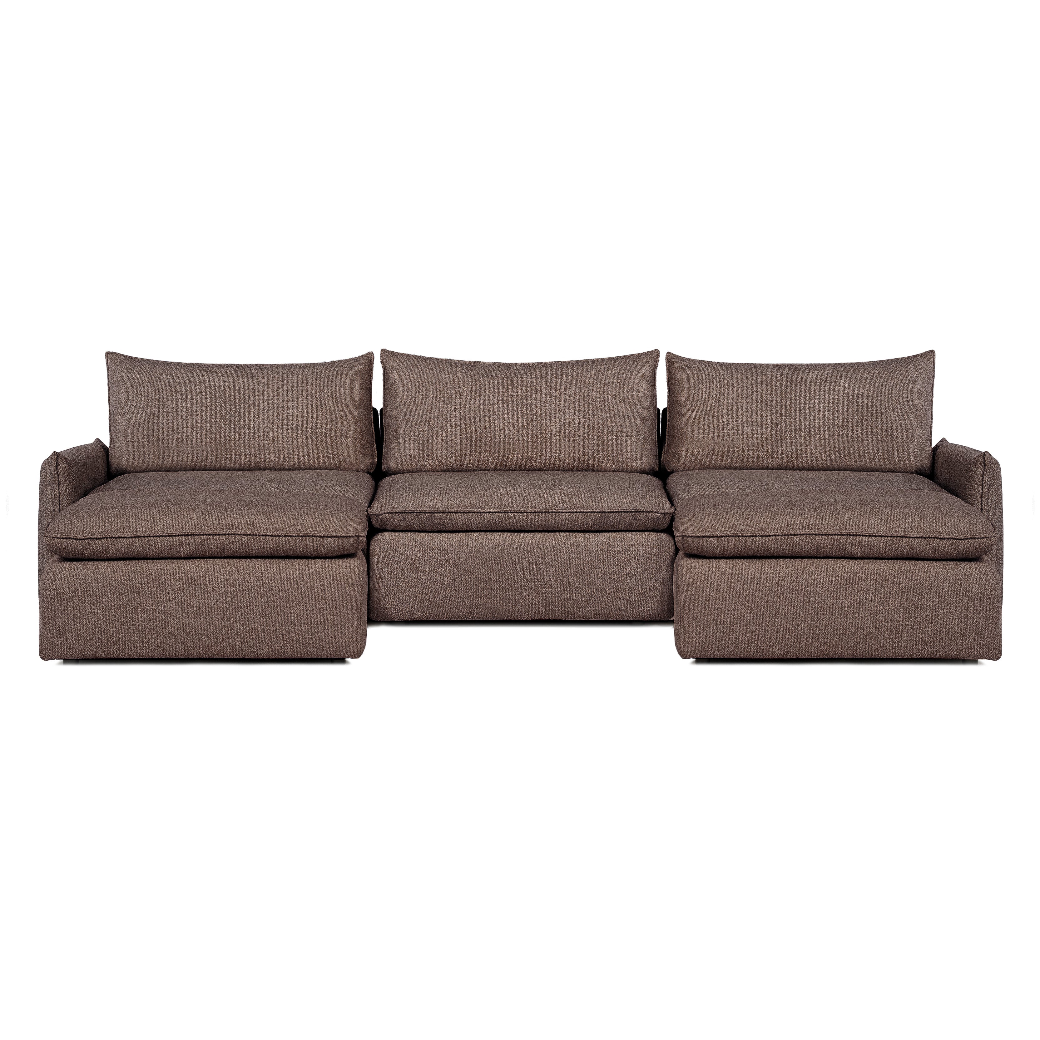 Sofa COMO | 4-osobowa | U-Kształt | Beżowy