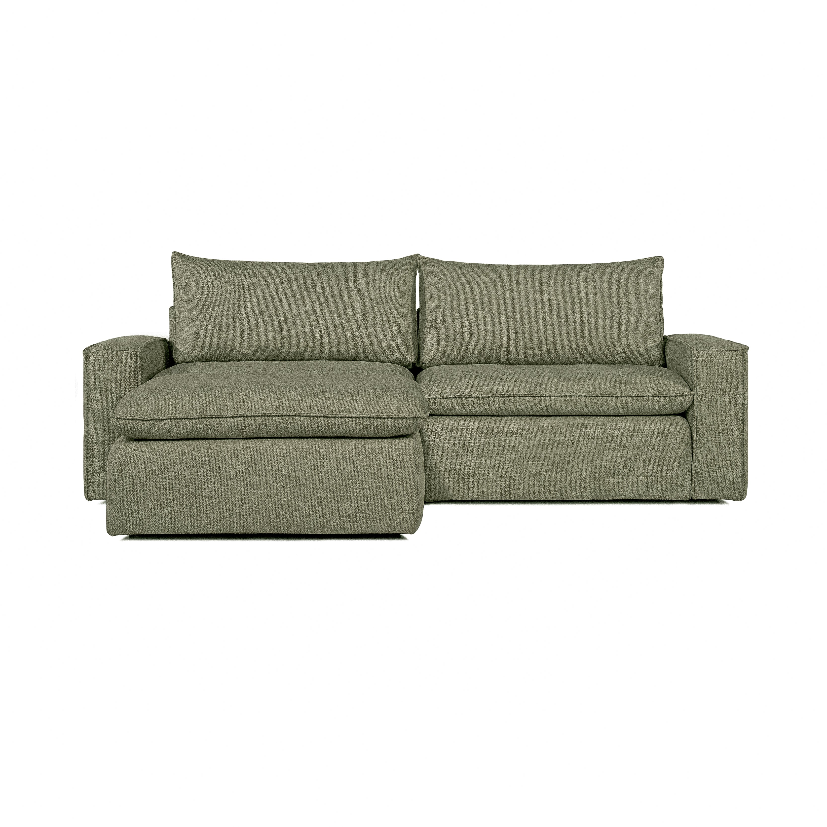 Sofa COMO | 2-osobowa | Niskie podłokietniki | Narożnik | Beżowy