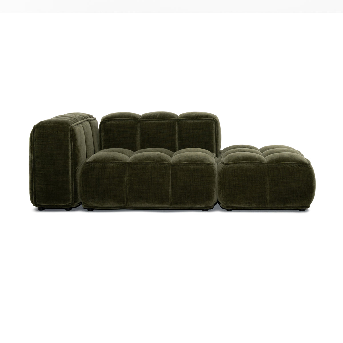 Chaise Longue Modulare MALBEC 1 Posto Bracciolo Alto