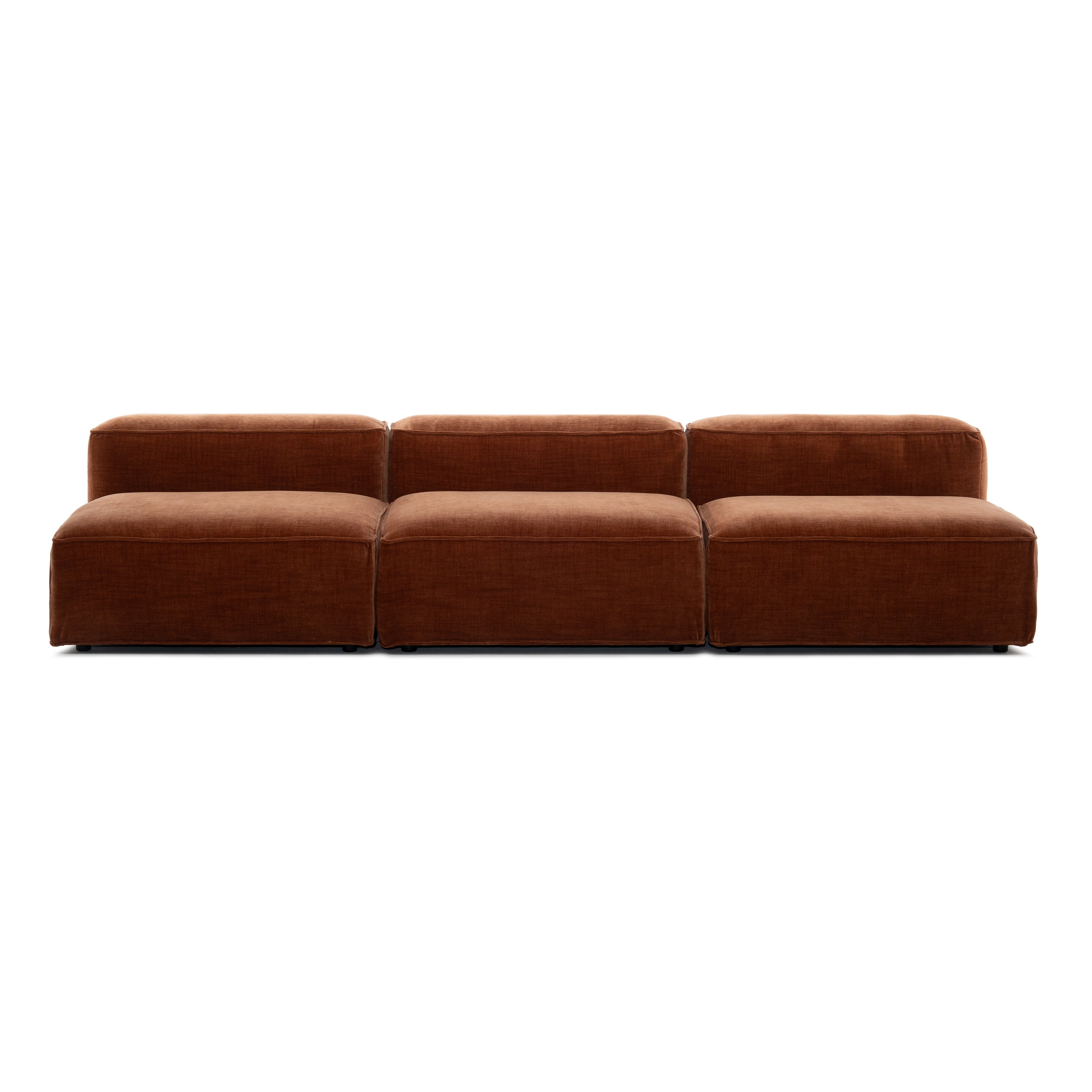 Sofa 4-os - Ceglany Golden 56 - Nie