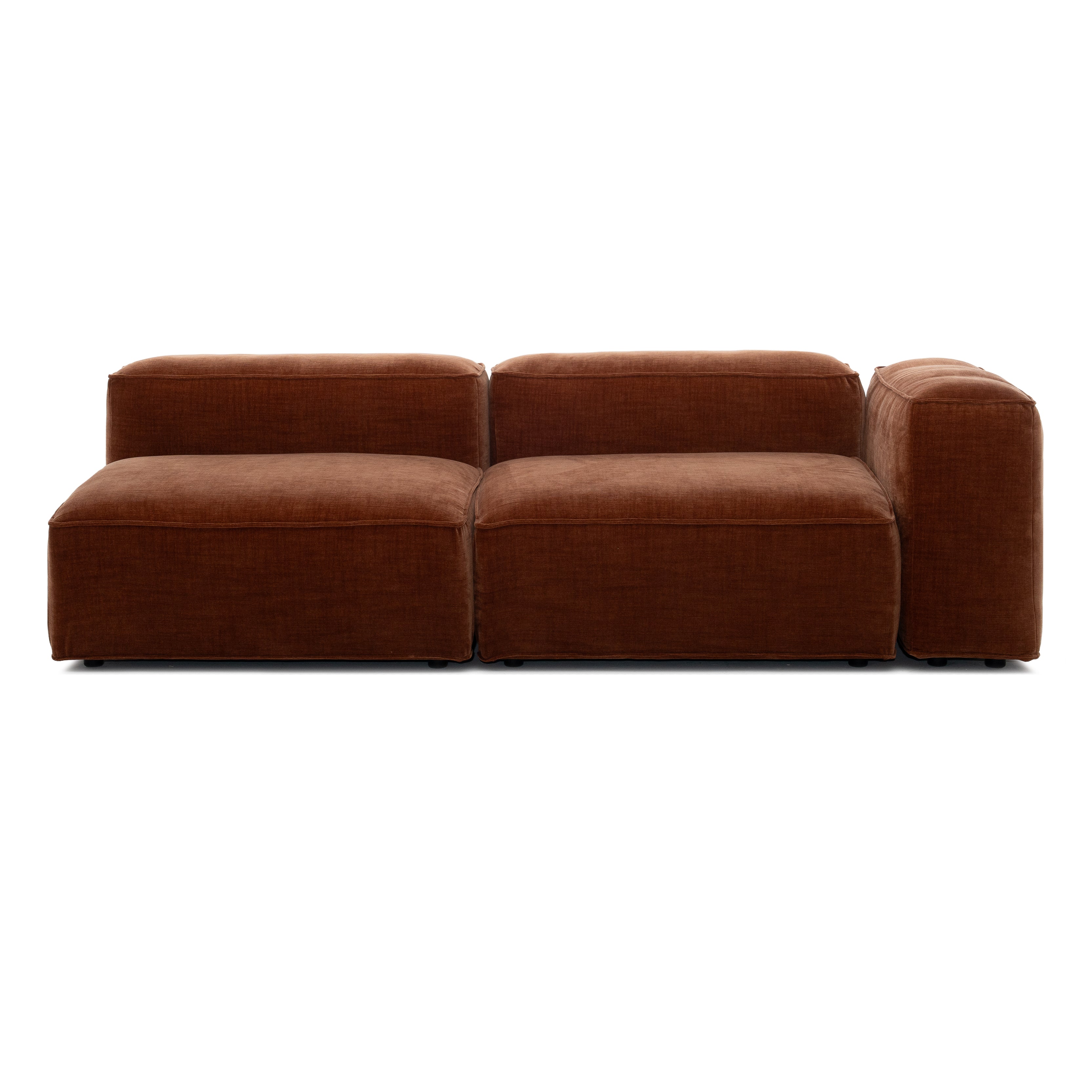 Merlot Sofa Wysoki podlokietnik - Ceglany Golden 56