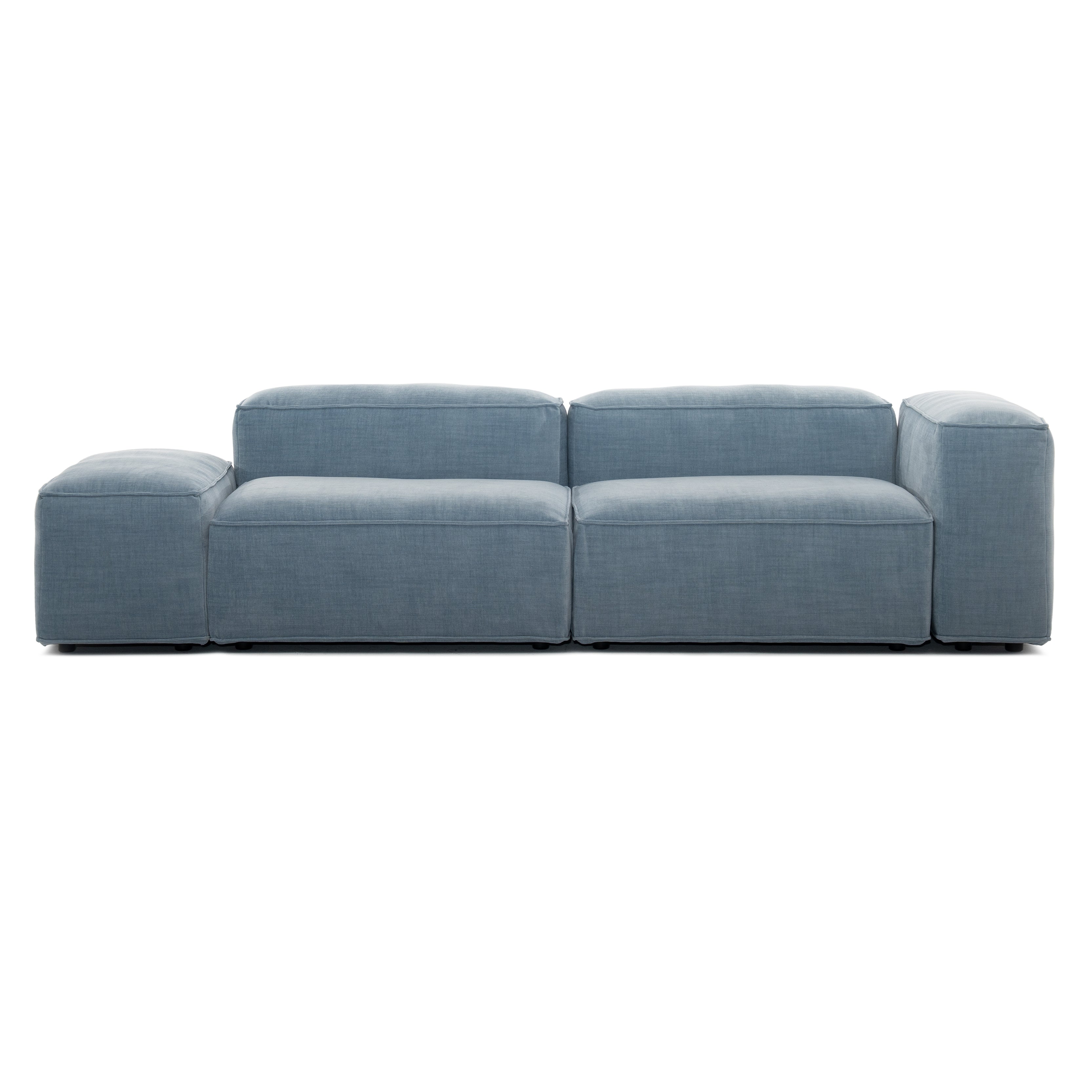 Merlot Sofa 3-os. z podlokietnikiem - Blekitny Golden 72 - Nie