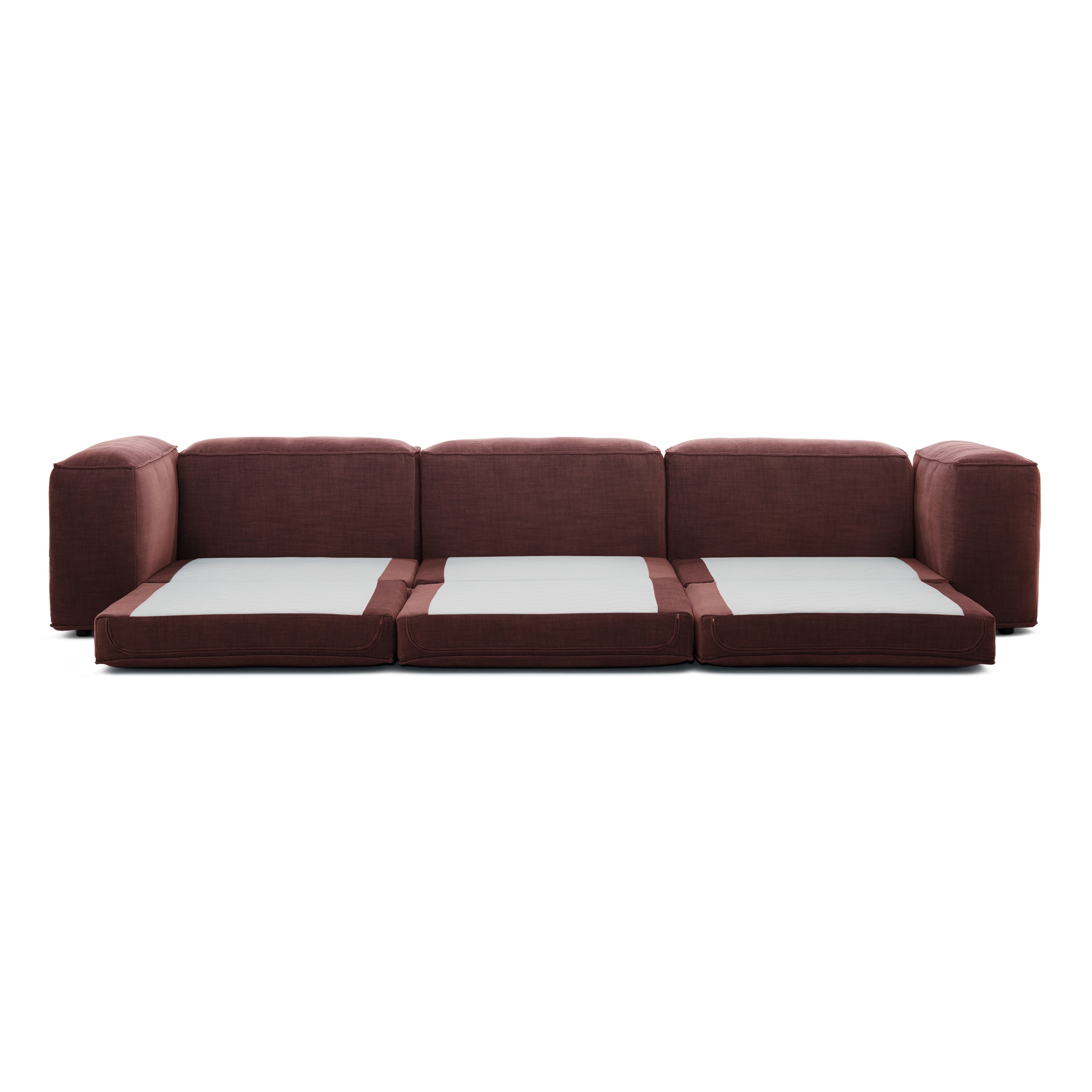 Sofa 4-os Niskie - Bordowy Golden 68 - Tak