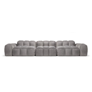 Malbec Sofa Modułowa 4-osobowa z niskimi podłokietnikami
