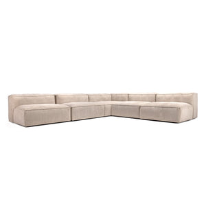 Merlot Modular L-Corner Sofa 6-Seater