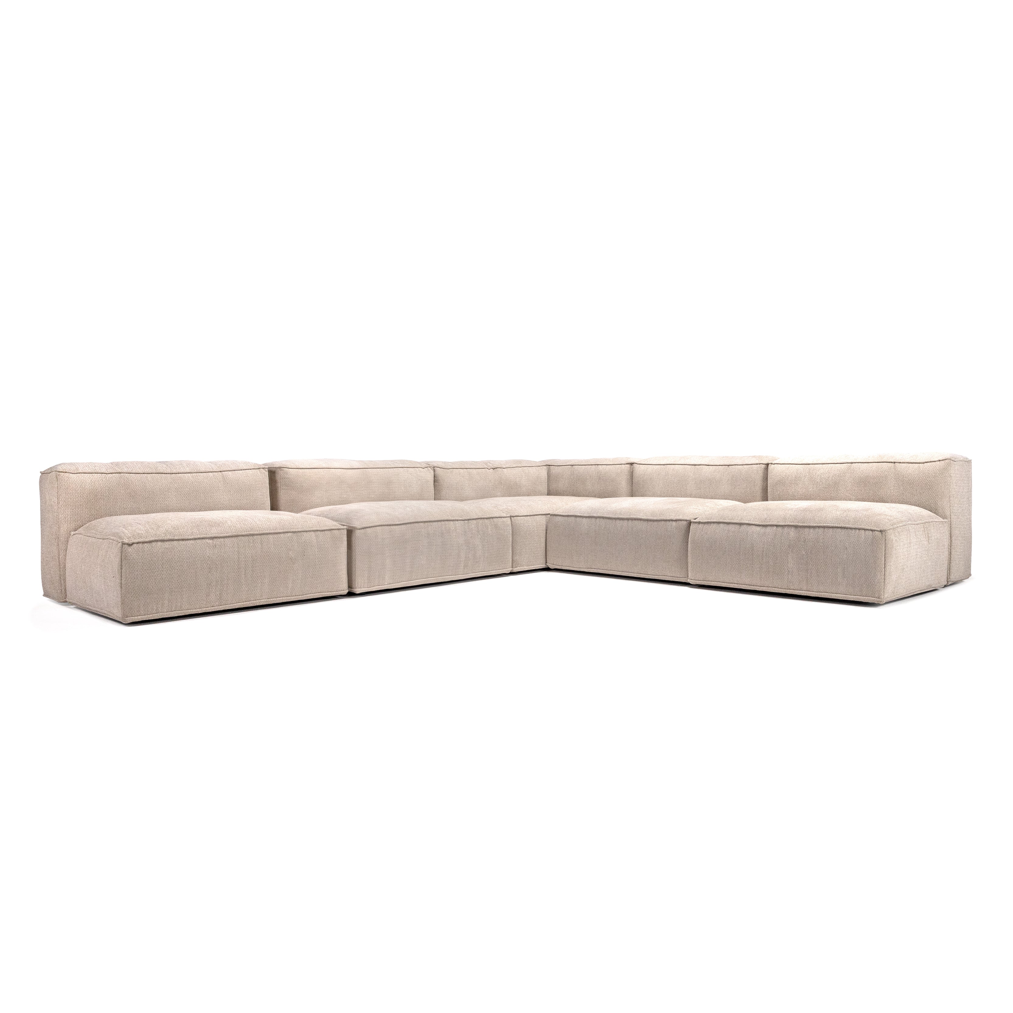 L-Corner Sofa | 5 Seater