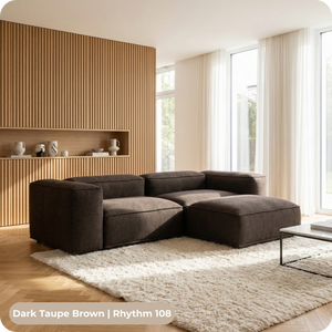 Merlot Modular Corner Sofa 3-Seater Longchair High armrests