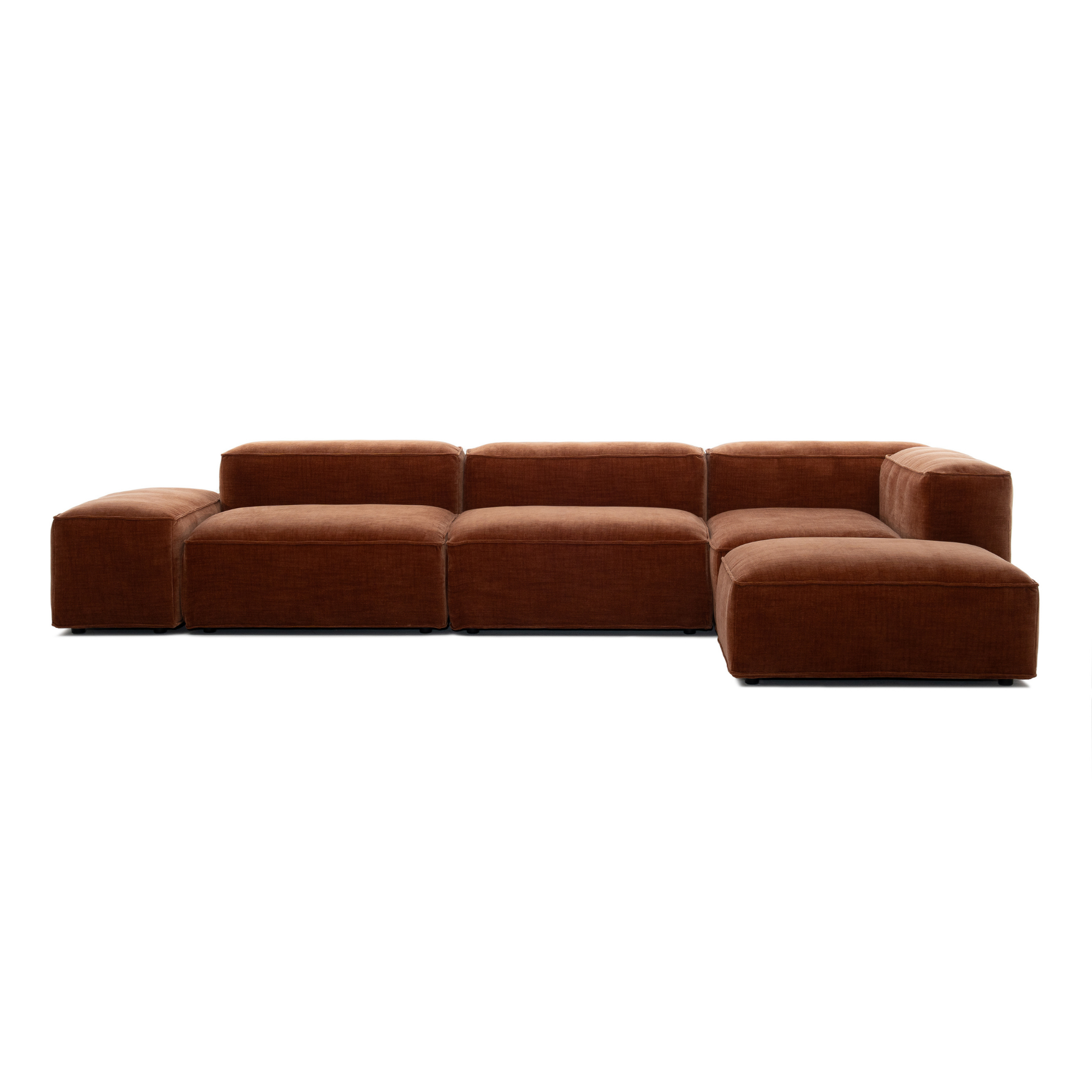 Merlot Modular Sofa 5-Seater Longchair Deep High armrests