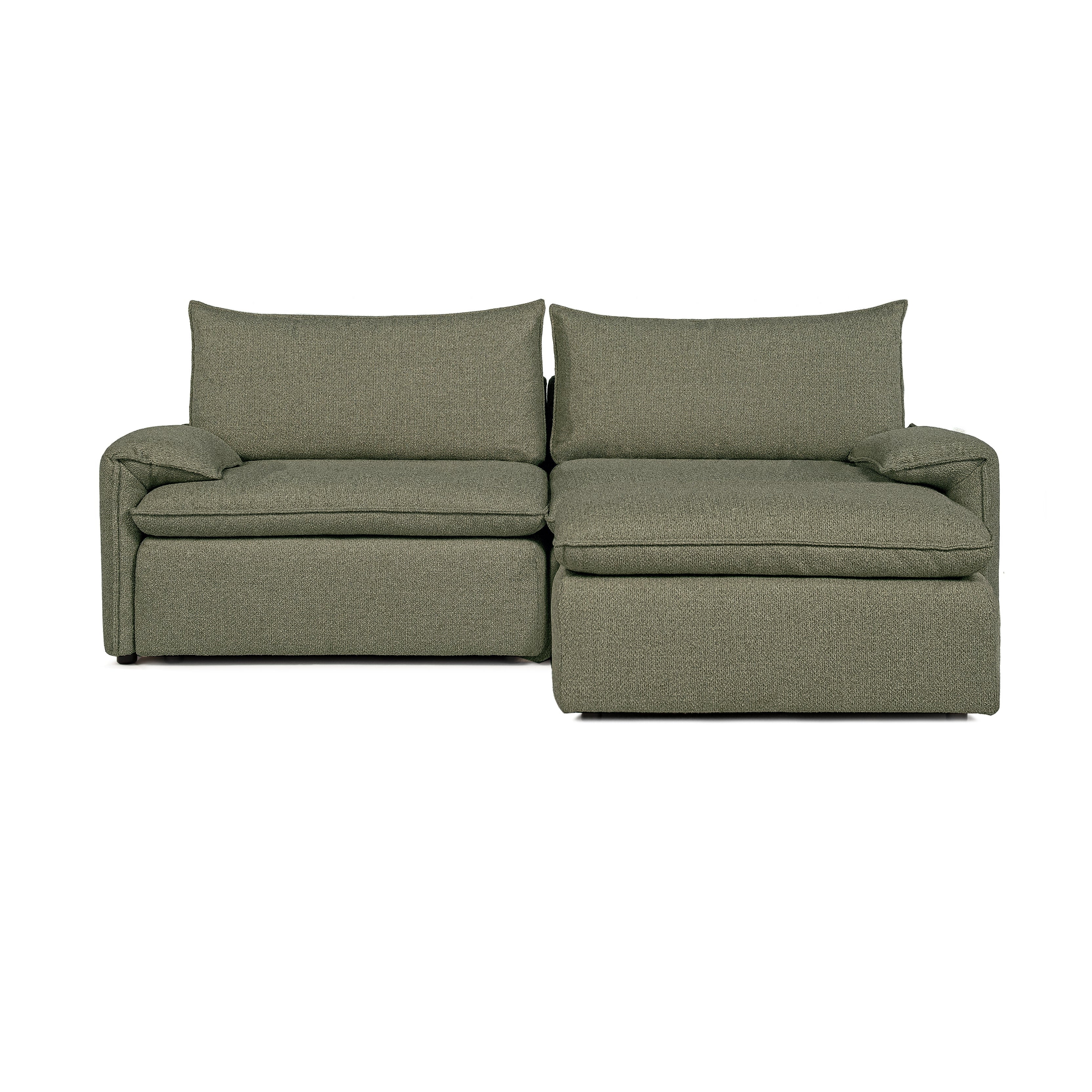 Sofa COMO | 2-osobowa | Niskie podłokietniki | Narożnik | Beżowy