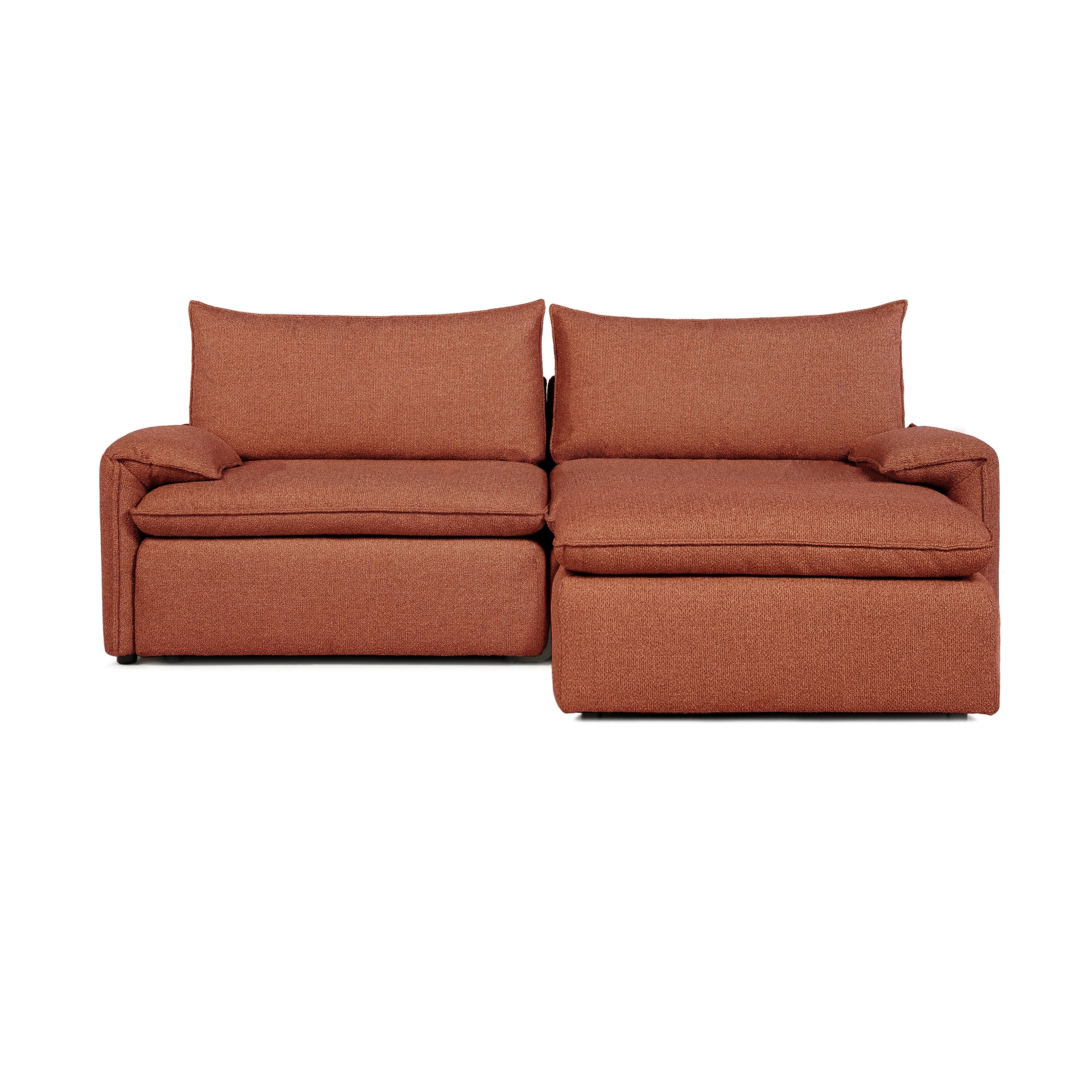 Sofa COMO | 2-osobowa | Niskie podłokietniki | Narożnik | Beżowy