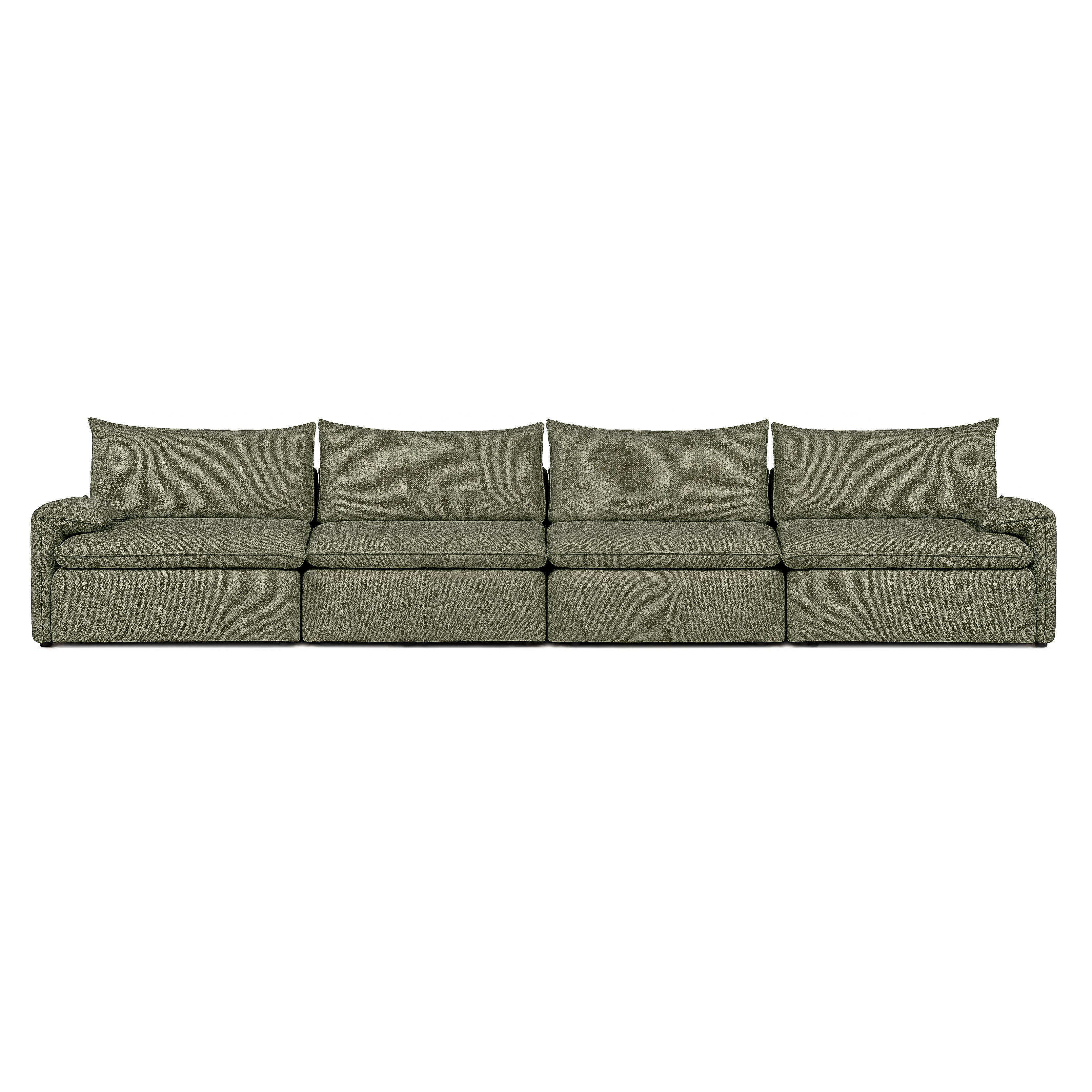 Sofa COMO | 4 Seater | Arms Low | Beige