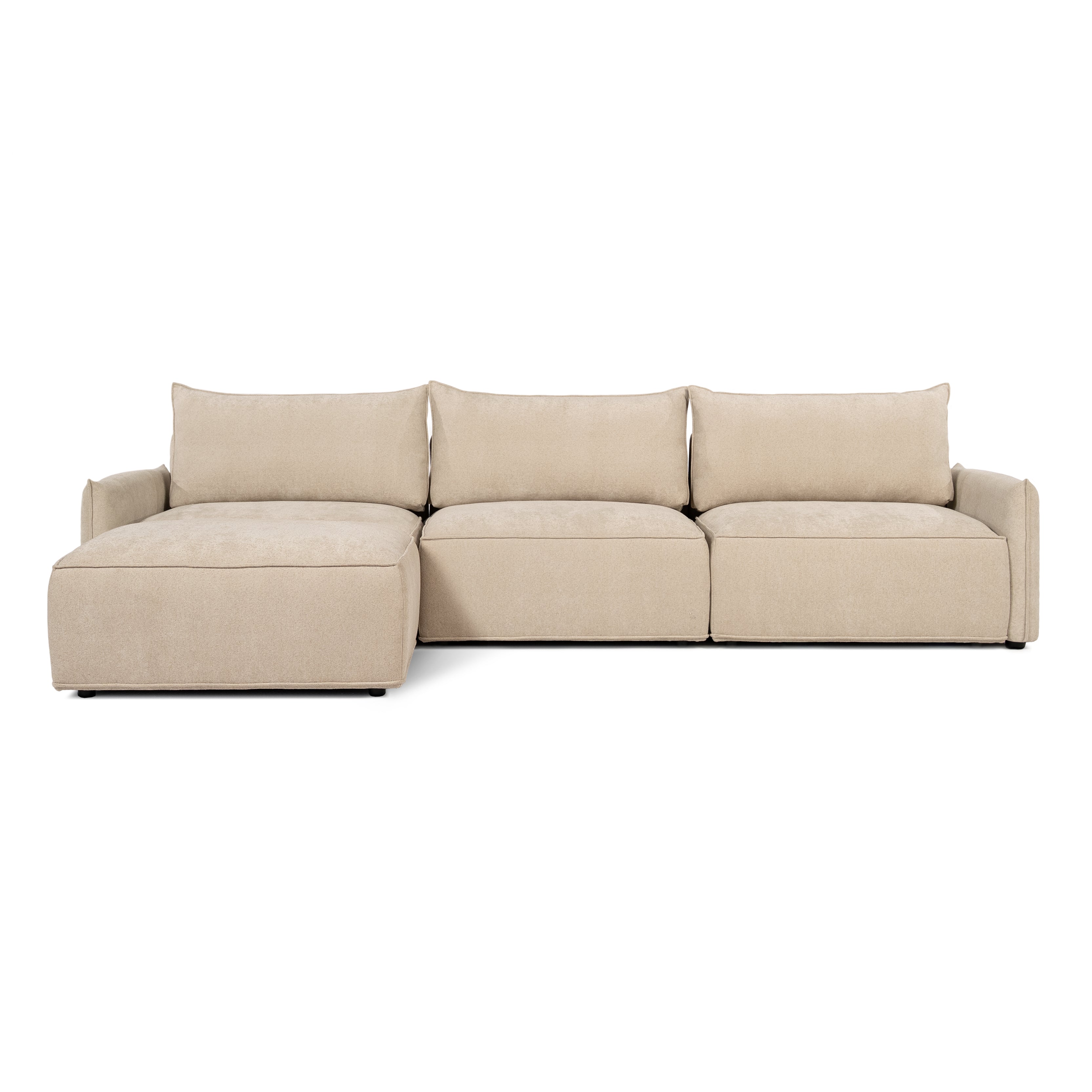 BAROLO Sofa 3 Seater Longchair Low armrests