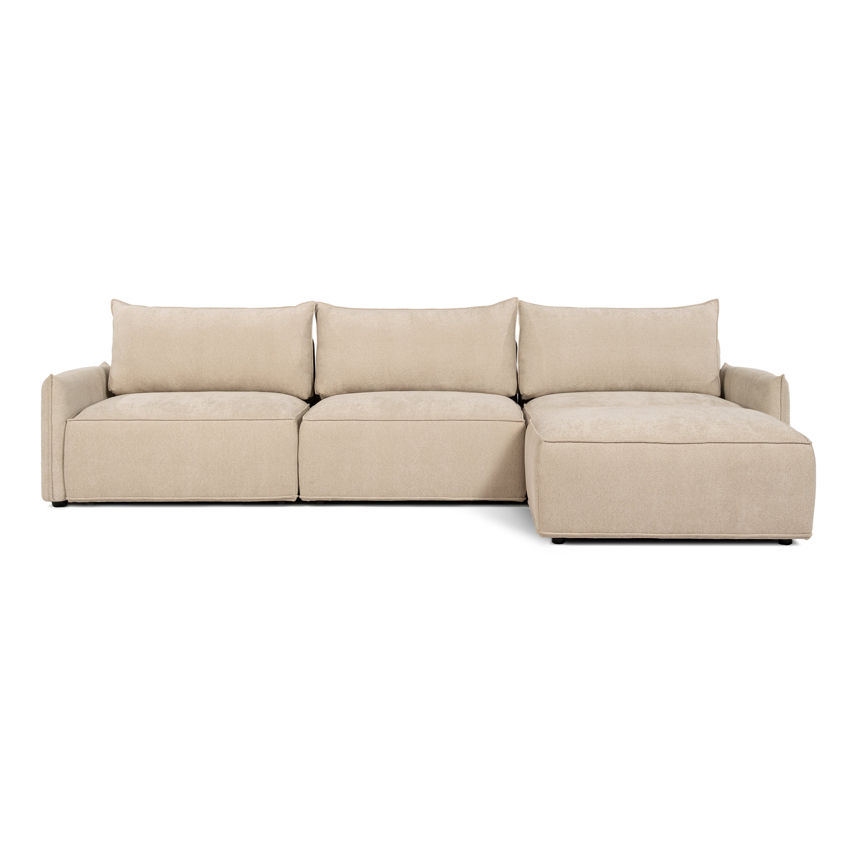 BAROLO Sofa 3 Seater Longchair Low armrests