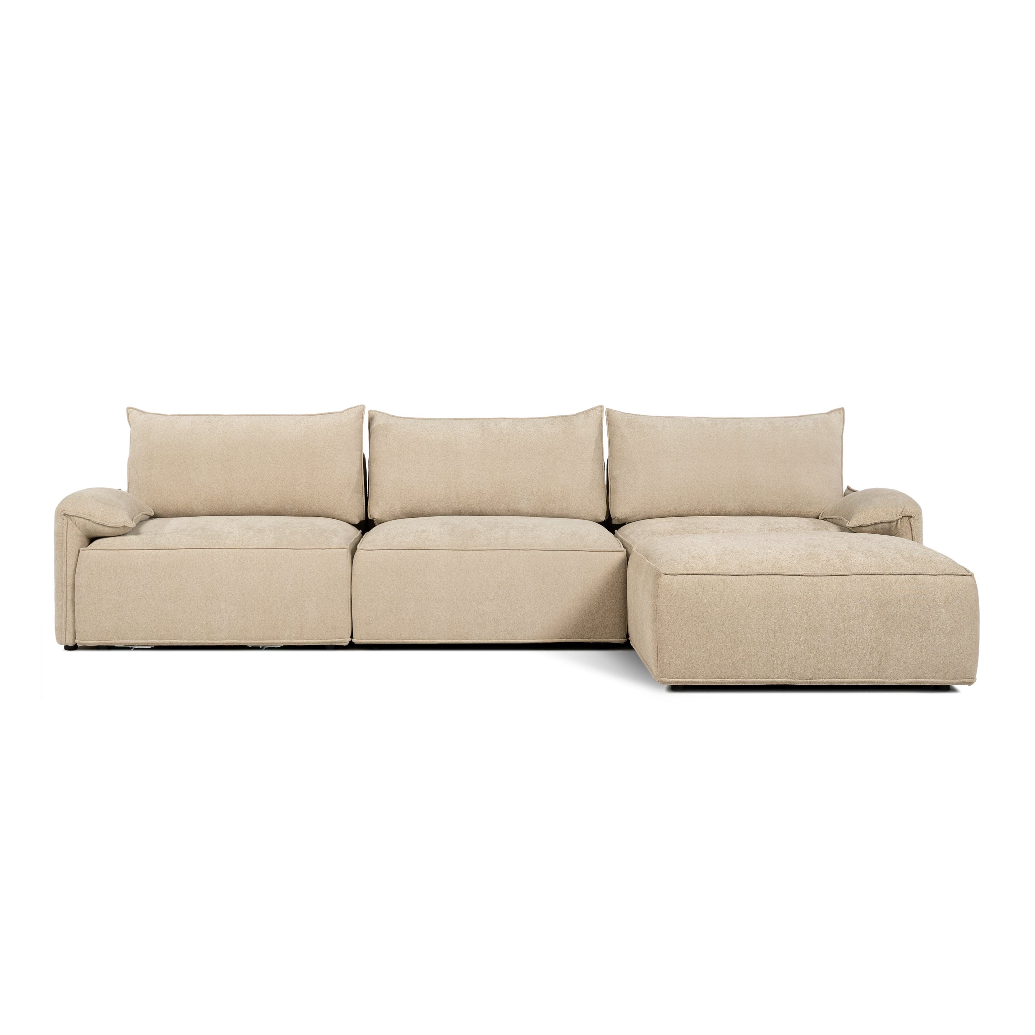 BAROLO Sofa 3 Seater Longchair Low armrests