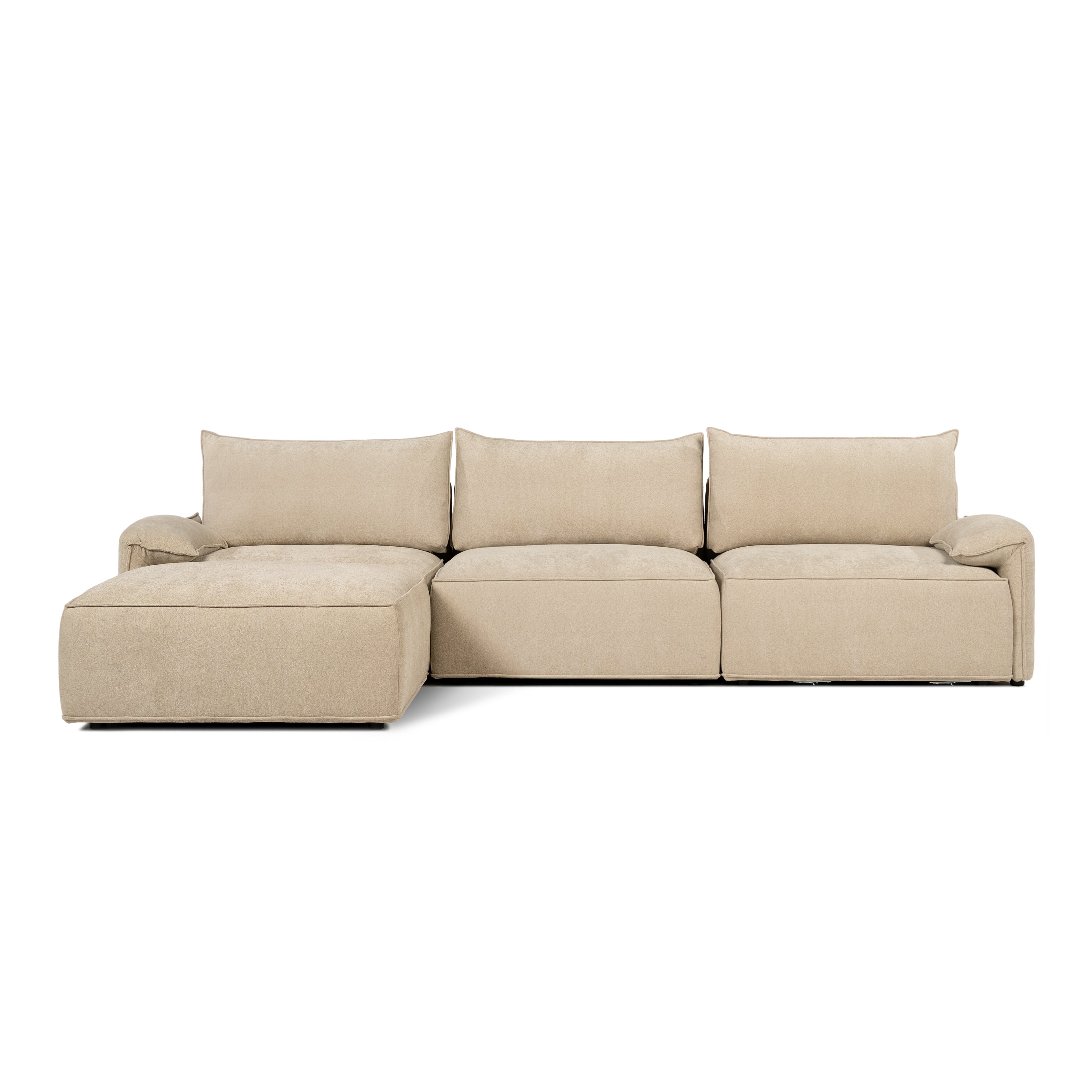 BAROLO Sofa 3 Seater Longchair Low armrests